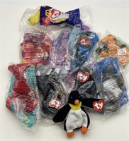 10 McDonalds Beanie Toys