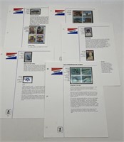 5 Pages Of Collectors Stamps