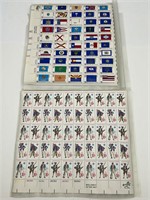 2 Pages Of Collecting Stamps