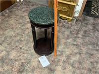 Marble Top 12” Round Table