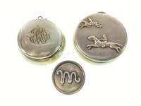 Sterling Silver Pill Boxes & Compact
