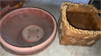 Basket, Plastic Flower Pot