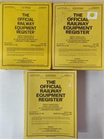 3 Railway Equipment Registers