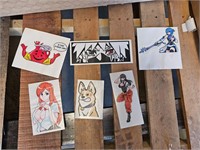 Lot Of Anime Style Stickers - 300 New in Envelopes