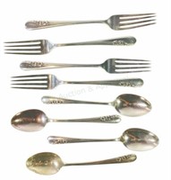 (8) International Sterling Silver Forks & Spoons