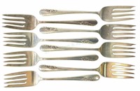 (8) International Sterling Silver Forks