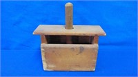 Antique Wooden Butter Press