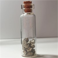 Glass Vial with Pyrite