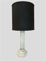 Vintage Marble Column Table Lamp