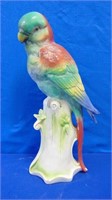 Porcelain Parrot On A Perch German,
