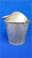 Vintage Metal Bucket With Strainer
