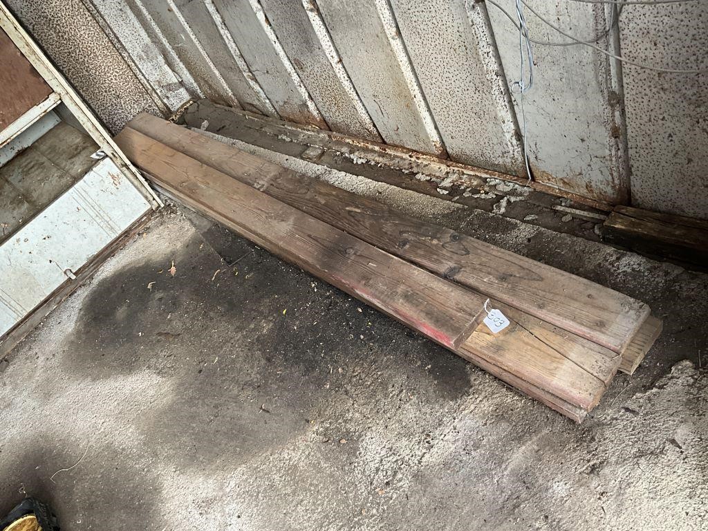 5 Lumber Boards 96”x5.5x1”