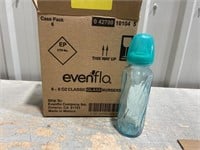 6 Pack Evenflo Glass Bottles