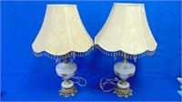 Pair Of Ornate Table Lamps