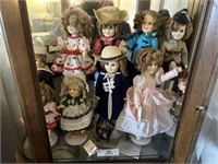 Lot of 10 Shirley Temple Dolls