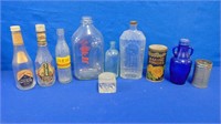 Old Product Jars & Tins Ketchup Bottles,