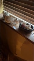 Seashell Assortment and small metal tray
