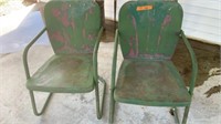 Aluminum Patio Chairs (2)