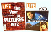 1972, 1973 Life The Year In Pictures magazines