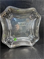 STERLING TIFFANY RETICULATED TRAY