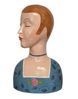 Italian Paper Mache Mannequin Head