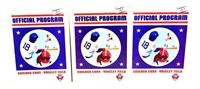 Lot of 3 Chicago Cubs 1976 baseball programs