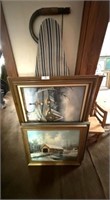 3 Framed Oil Paintings on Canvas