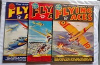 3 Flying Aces 1937 Magazines! WWI Airplanes +More