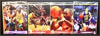 Lot of 4 vintage NBA Hoops Action Photos