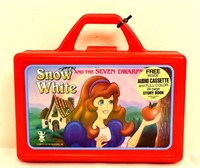 Vntg Snow White lunchbox w/ cassette tape