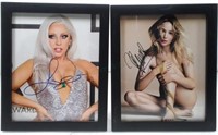 (4) Celebrity Autographed Photographs W/ Coa