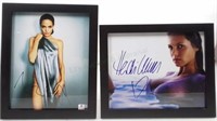 (5) Celebrity Autographed Photographs W/ Coa