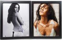 (3) Celebrity Autographed Photographs W/ Coa