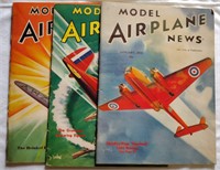 3 Model Airplane News 1938 - 1939 Complete Mags!