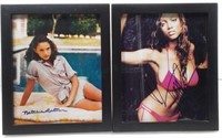 (4) Celebrity Autographed Photographs W/ Coa