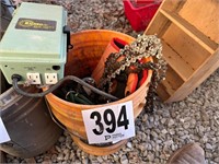 Bucket And Contents (Chainsaw Blades, More)