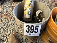 Bucket And Contents (Extension Cord, More)