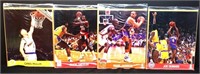 Lot of 4 vintage NBA Hoops Action Photos