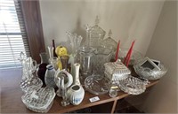 Lot of Assorted Glass Collectibles and More
