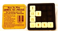 Vintage Lowe's 15 Puzzle set