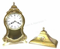(2pc) Quartz Mantle Clock
