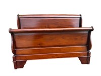 MAHOGANY FULL SIZE SLEIGH BED