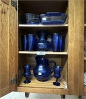 Lot of Cobalt Blue Glassware