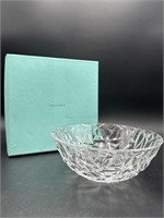 TIFFANY AND CO. CRYSTAL BOWL WITH BOX