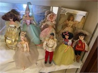 8 Miscellaneous Character Dolls
