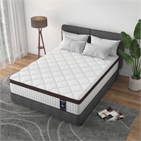 Kescas Full Mattress, 10 Inch Hybrid Mattress