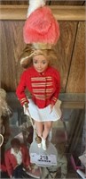 Drum Major Barbie Doll On Stand