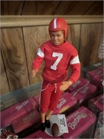 Football Player Ken Doll On Stand