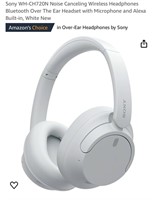 Sony Noise Canceling Wireless Headphones Bluetooth