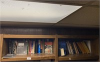 2 Shelves of Radio and Tube Manuals/Books